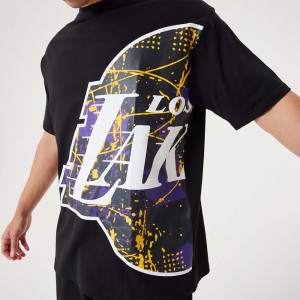 New Era NBA Los Angeles Lakers Large Team Logo T-Shirt ''Black''
