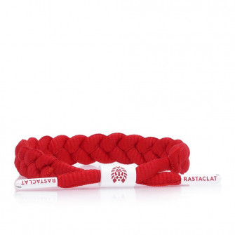 Rastaclat Fire Braided Bracelet ''Red White''