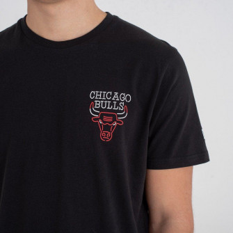 New Era Chicago Bulls Neon Graphic T-Shirt ''Black''