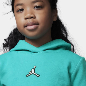 Air Jordan Essentials Fleece Hoodie and Pants Kids Set ''Aquamarine''