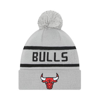 New Era NBA Chicago Bulls Bobble Beanie Hat ''Grey''