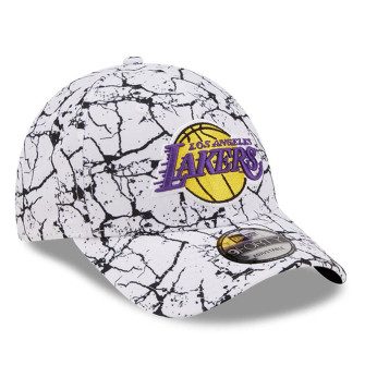 New Era NBA Los Angeles Lakers Marble 9Forty Cap ''White''