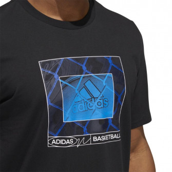 adidas Chainlink Badge of Sport Graphic T-Shirt ''Black''