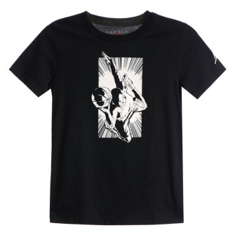 Air Jordan Burst Graphic Kids T-Shirt ''Black''