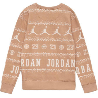 Air Jordan Holiday Kids Hoodie ''Beige'' 