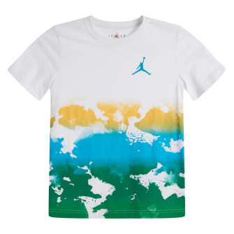 Air Jordan Watercolor Fade Up Kids T-Shirt ''White''