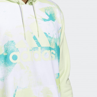 adidas Allover Print Basketball Hoodie ''Almost Lime''