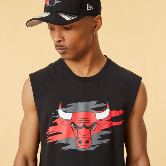 New Era Chicago Bulls Tear Logo Tank Top ''Black''