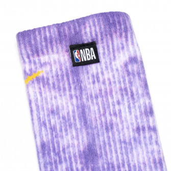 Nike NBA Everyday Plus Cushioned Socks ''White/Fierce Purple''
