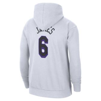 Nike NBA Los Angeles Lakers Lebron James City Edition Hoodie ''White''
