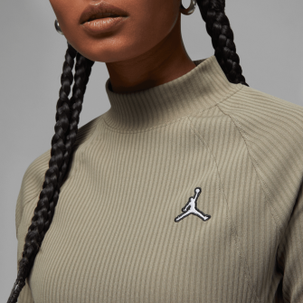 Air Jordan Flight Ribbed Women's Shirt ''Matte Olive''