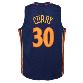 M&N NBA Golden State Warriors 2009-2010 Swingman Kids Jersey ''Stephen Curry''