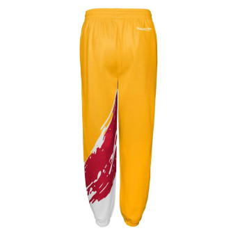 M&N NBA Atlanta Hawks Paintbrush Warmup Kids Pants ''Yellow''