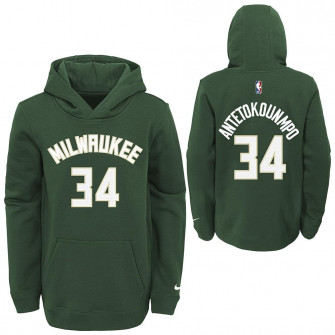 Nike NBA Milwaukee Bucks Giannis Antetokounmpo Kids Hoodie ''Green''