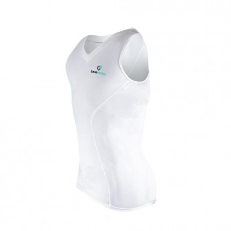 Gamepatch Compression Sleevless Shirt ''White''