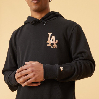 New Era LA Dodgers Metallic Logo Hoodie ''Black''