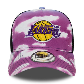 New Era Los Angeles Lakers Cloud All Over Print Trucker Cap 