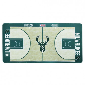 NBA Milwaukee Bucks Basketball Court Style Mouse Pad