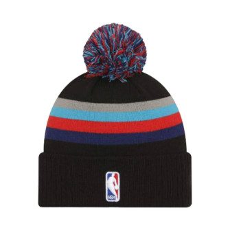 New Era NBA Brooklyn Nets City Edition Bobble Beanie Hat ''Black''