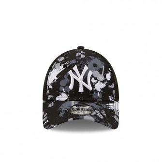 New Era Splatter Print New York Yankees 9Forty Kids Trucker Cap ''Black'' (4-6 YRS)