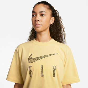 Nike Dri-FIT Swoosh Fly Boxy Women's T-Shirt ''Lemon Wash''