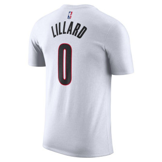 Nike NBA Portland Trail Blazers Damian Lillard T-Shirt ''White''