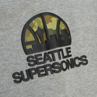 M&N NBA Seattle Supersonics Green Camo Pants ''Grey''