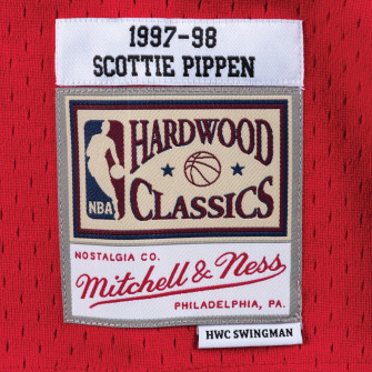 M&N NBA Chicago Bulls Road 1997-98 Swingman Jersey ''Scottie Pippen''