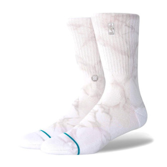 Stance NBA Logoman Dye Socks ''Light Grey''