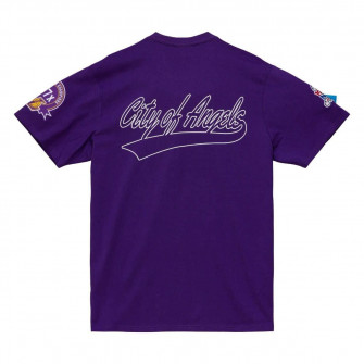 M&N NBA LA Lakers Champ City T-Shirt ''Purple''