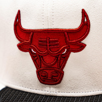 M&N NBA Chicago Bulls Graphic Cap ''White/Red''
