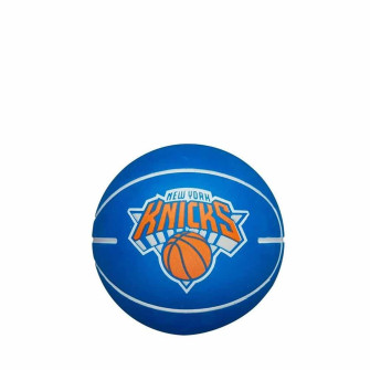 Wilson NBA New York Knicks Dribbler Mini Bounce Ball ''Blue''