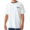 New Era Pinstripe Oversized T-Shirt ''White/Black''