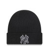 New Era MLB New York Yankees Outline Cuff Beanie Hat ''Black''