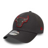 New Era NBA Chicago Bulls Pop Graphite 39THIRTY Cap ''Grey''