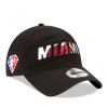 New Era NBA75 Draft Miami Heat 9Twenty Cap ''Black''