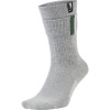 Nike NBA Crew Milwaukee Bucks Courtside Socks ''Black''