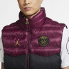 Air Jordan PSG Puffer Vest ''Bordeaux/Black/Metallic Gold''