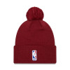 New Era Cleveland Cavaliers City Edition Alternate Bobble Beanie Hat ''Red''