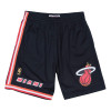 M&N NBA Miami Heat 1996-97 Road Swingman Shorts ''Black''